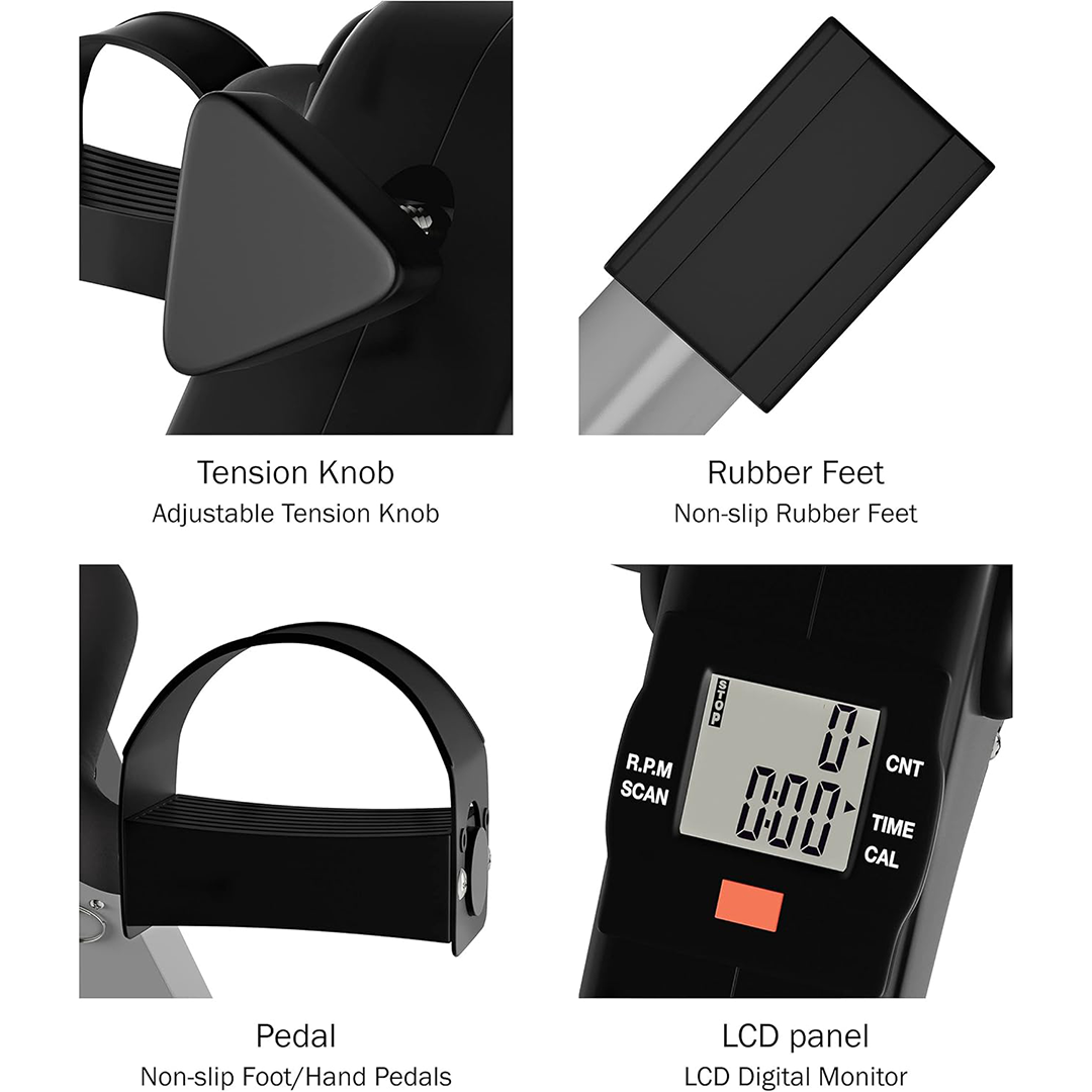 Mini Cycle Pedal Exerciser with Calorie Burn Counter